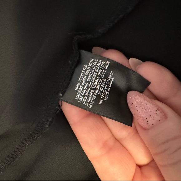 Mossimo | sheer black button down | M - Picture 7 of 8